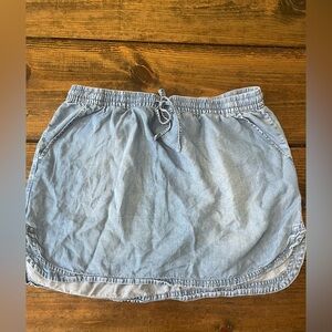 Merona Chambray Women's Skirt size L